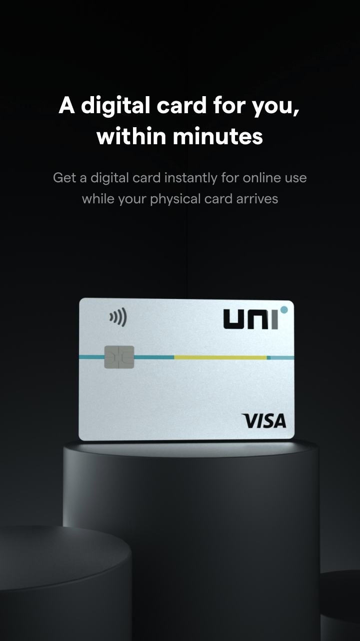 Unicards digital card creative